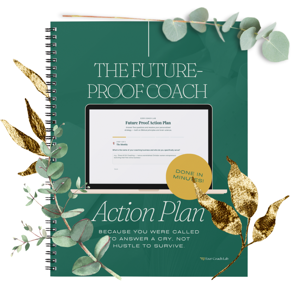 The Future-Proof Coach Action Plan PDF mockup